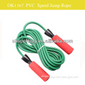 pvc speed jump rope with foam handle
